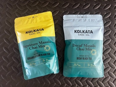 Kolkata Chai Signature Masala Chai & Decaf Masala Chai Tea Assam Black Tea