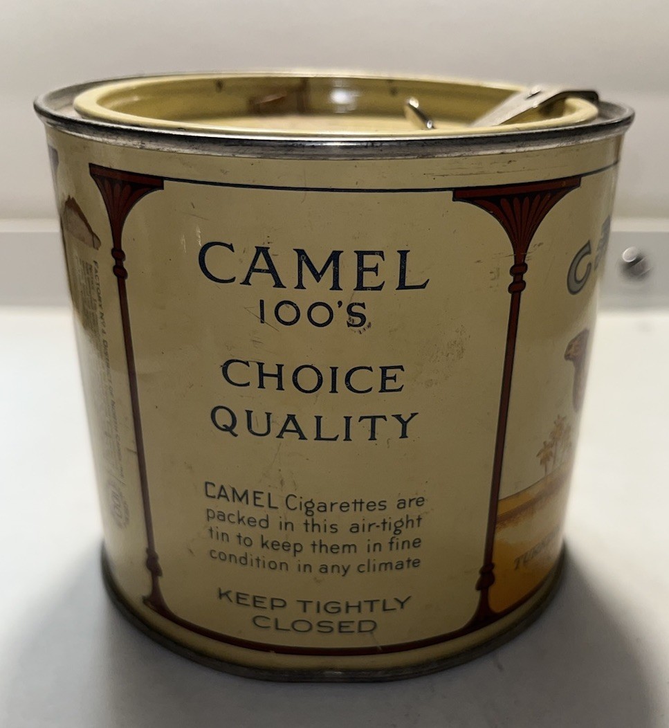 Vintage Camel Cigarette Tin
