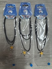  LOT OF 3 Shell-Magic Star Fish Necklace Changes color to BLUE in the sun - NEW