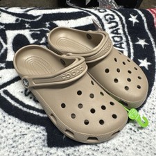 Original Crocs Classic Clog - Brown Taupe - Women W9 / Men M7 - Brand New