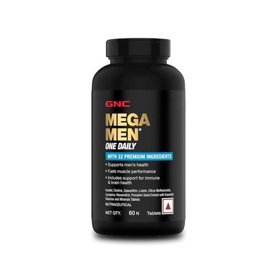 GNC Mega Men One Daily Multivitamin 60 Tabletten versandkostenfrei