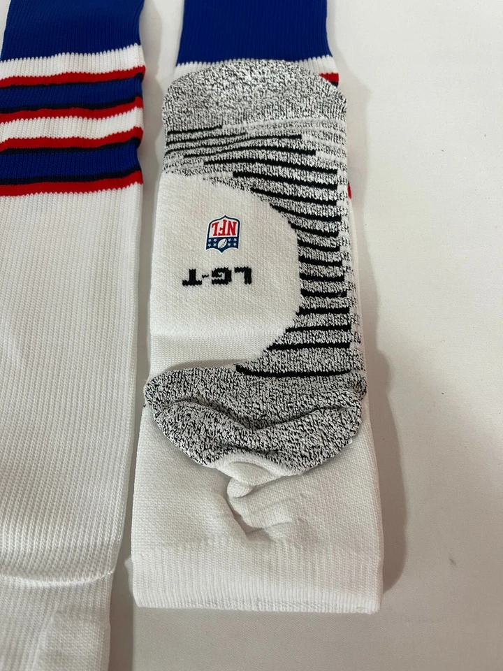 Calcetines Nike Elite Grip NFL Game Issue Hombres XL Buffalo Bills Retro Nuevos Foto 4 de 4
