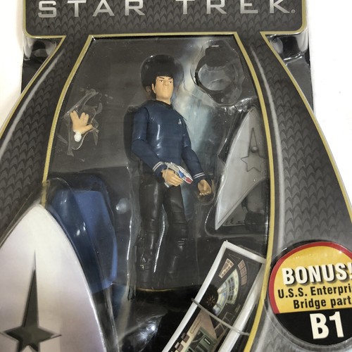 NEW Star Trek Galaxy Collection Original Spock Action Figure Enterprise Bridge - Picture 2 of 6