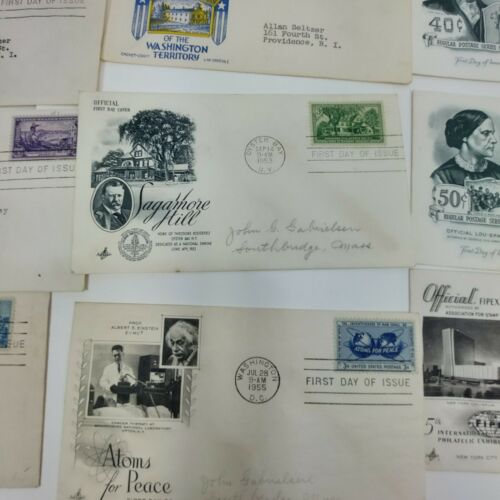Lot of 16 , 1951-53-55-59-60 First Day of Issue Stamps on envelopes, boy Scouts - Picture 5 of 10