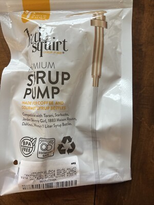 Little Squirt Syrup Pump fits Torani, Skinny Girl, DaVinci, Starbucks 1Ltr