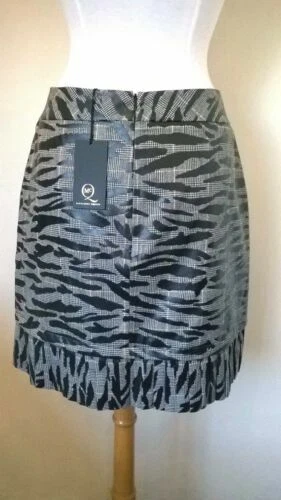 Wool Checked Formal Straight & Pencil Skirts for Women