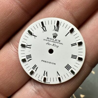 Rolex Zifferblatt Quadrante Air King 14000 14010 für 34mm Stahl Uhr Original