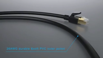 KASIMO Cavo Ethernet Cat 8 Piatto, Cavo Lan Di Rete Alta Velocit&agrave; 40