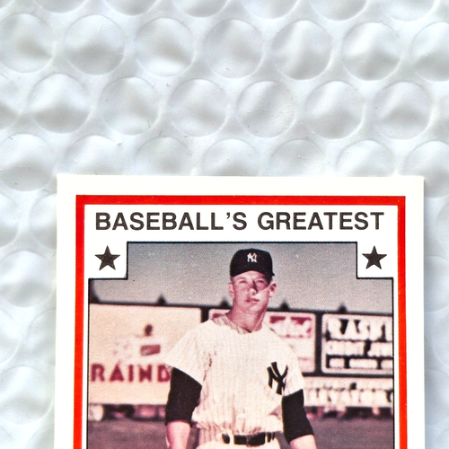 1982 TCMA Baseball Greatest Sluggers - MICKEY MANTLE - Card # 1982-3 - Picture 2 of 6