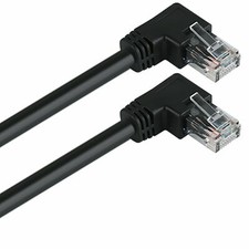 Right Angle right 90 Degree Cat5E Utp Lan Cable 10/100Ethernet 1,2,3,5,10,15,20M