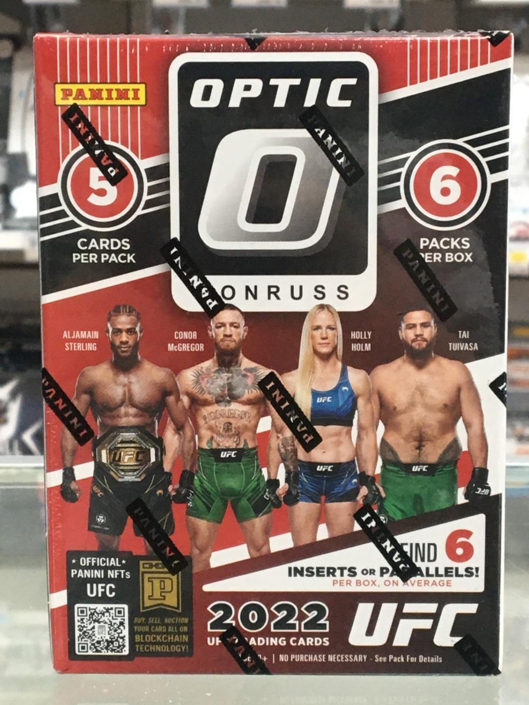 2022 Donruss Optic UFC BLASTER BOX Look for Autos & Purple Velocity