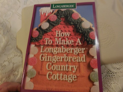 Longaberger Country Cottage Mold with Instruction/Recipe Book - Picture 4 of 8