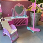 Vintage 1989 Barbie Doll Beauty Salon Dance Magic Playset #7421