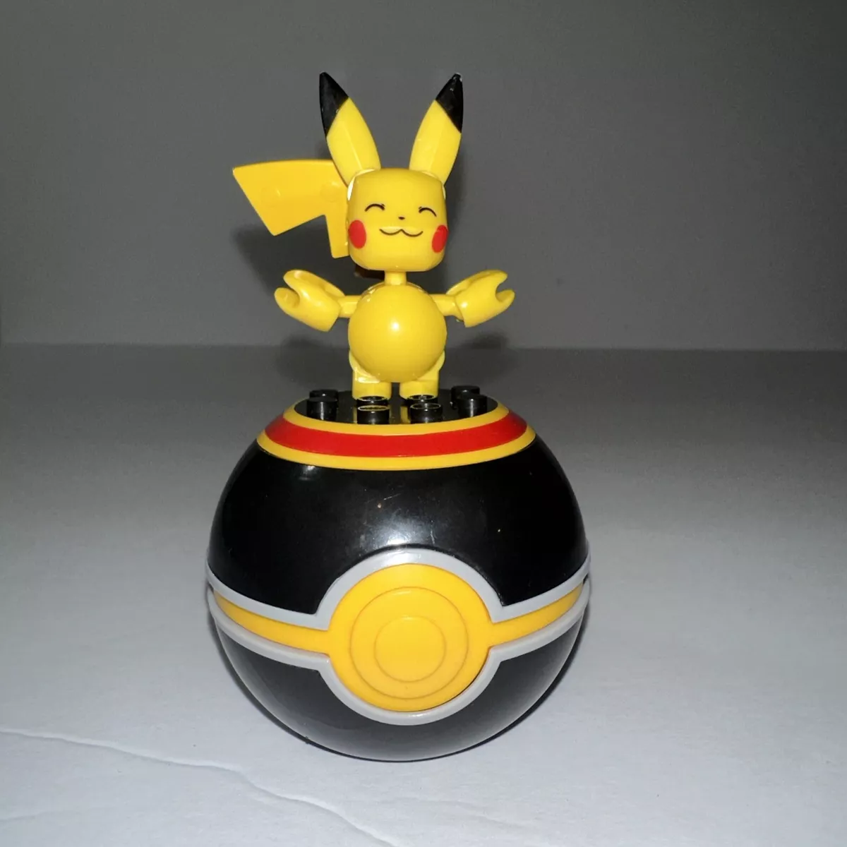 Conjunto de Construção MEGA Pokemon Pikachu, brinquedos de