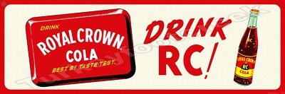 Royal Crown Cola Drink RC! Metal Sign 2 Sizes to Choose From