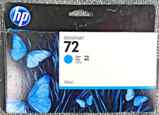 Cartucho de tinta HP 72 CYAN DesignJet 130 ml (C9371A) OEM caja sellada