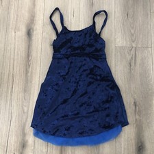 Kelle Ballet Dance Dress Elegant Performance Outfit Blue Girl  s Child Medium