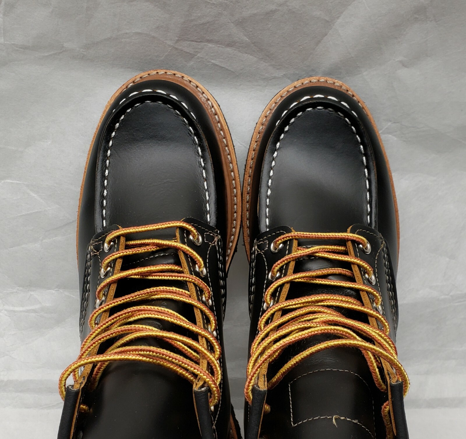 Red Wing 9878 Black Klondike Irish Setter Moc Toe 875 Heritage Boots Size 7.5 E image 6