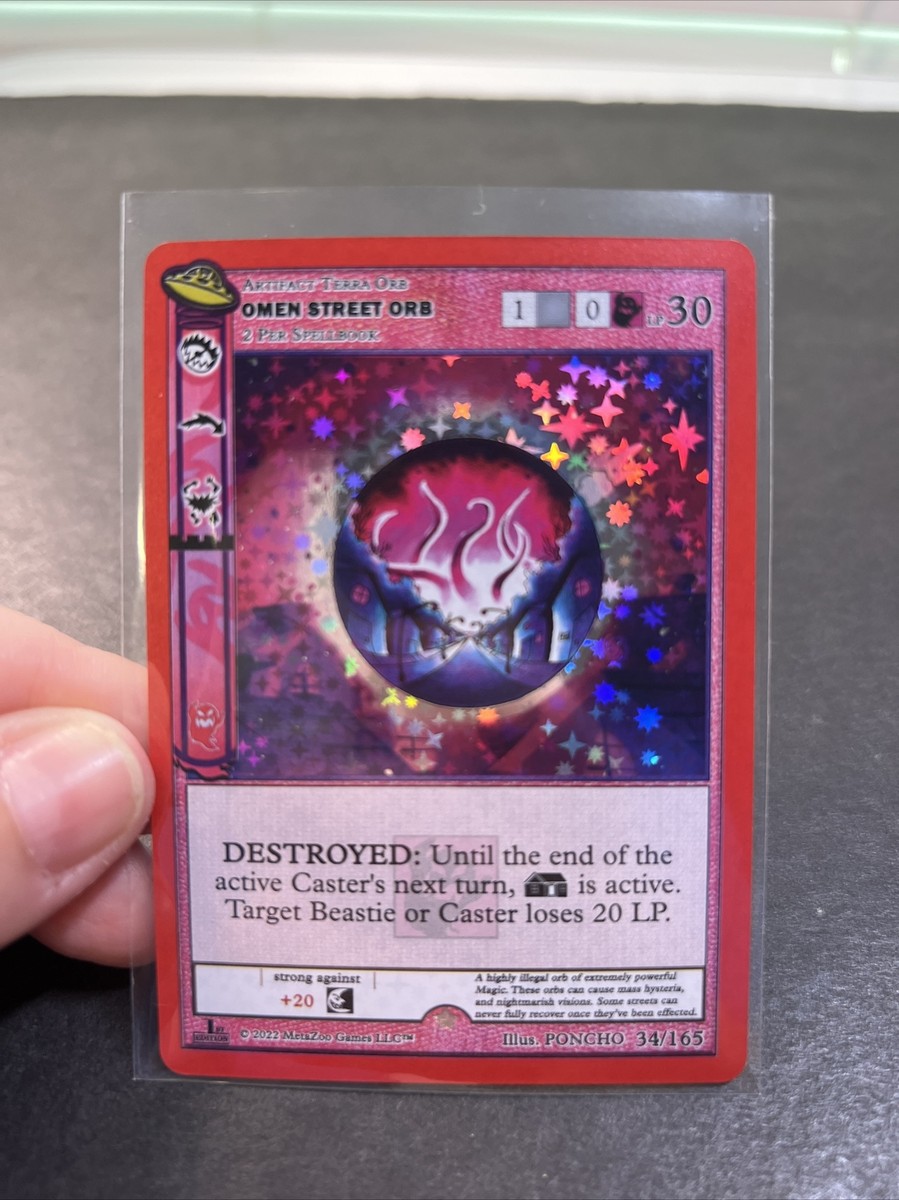 metazoo ufo rare cards Omen Street Orb 34/165 MetaZoo UFO 1st Edition Full Holo Rare Card
