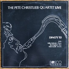 The Pete Christlieb Quartet Live Dino's '83 LP Private Jazz Mike Melvoin NM