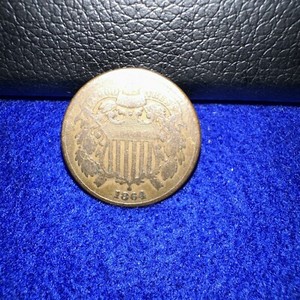 1864 2 CENT *CIVIL WAR ERA COIN* Details Nice Coin Rare In This Condition