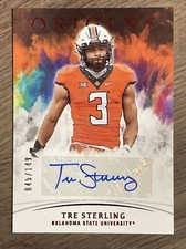 2022 Panini Chronicles Draft Picks Origins Auto Red Tre Sterling /149