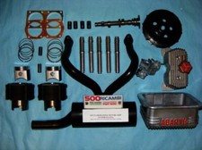 FIAT 500 & 126 KIT ELABORAZIONE COMPLETO ABARTH MOTORE 750 PISTONI CAMMA ECC