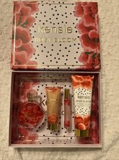 KENSIE ROSY BLOOM 4 PIECE GIFT SET msrp 75
