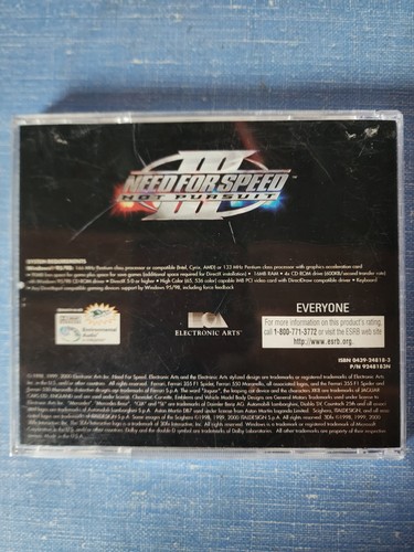 Vintage Need For Speed III Hot Pursuit Racing Game PC Windows 95/98 CD-ROM 1998 - 第 3/5 張圖片