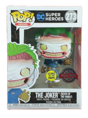 Funko Pop Heroes DC Super #273 The Joker (Death of the Family Glow) SE Vinyl