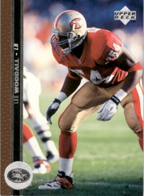 1996 Upper Deck Lee Woodall San Francisco 49ers #266 Football Card