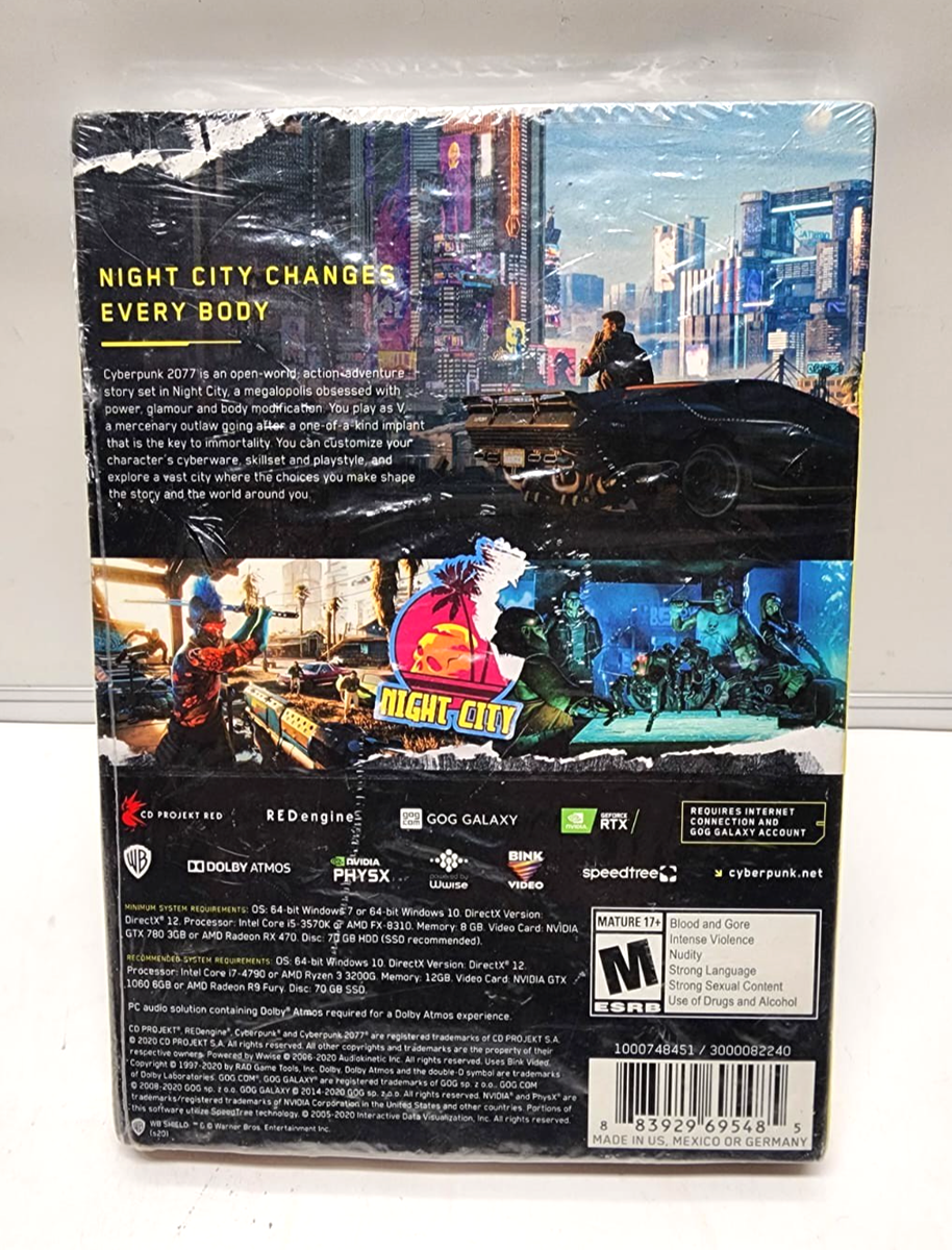 【未開封品】海外版Cyberpunk 2077 PC版 デジタルダウンロード 未開封品】海外版Cyberpunk 2077 PC版 デジタルダウンロードの