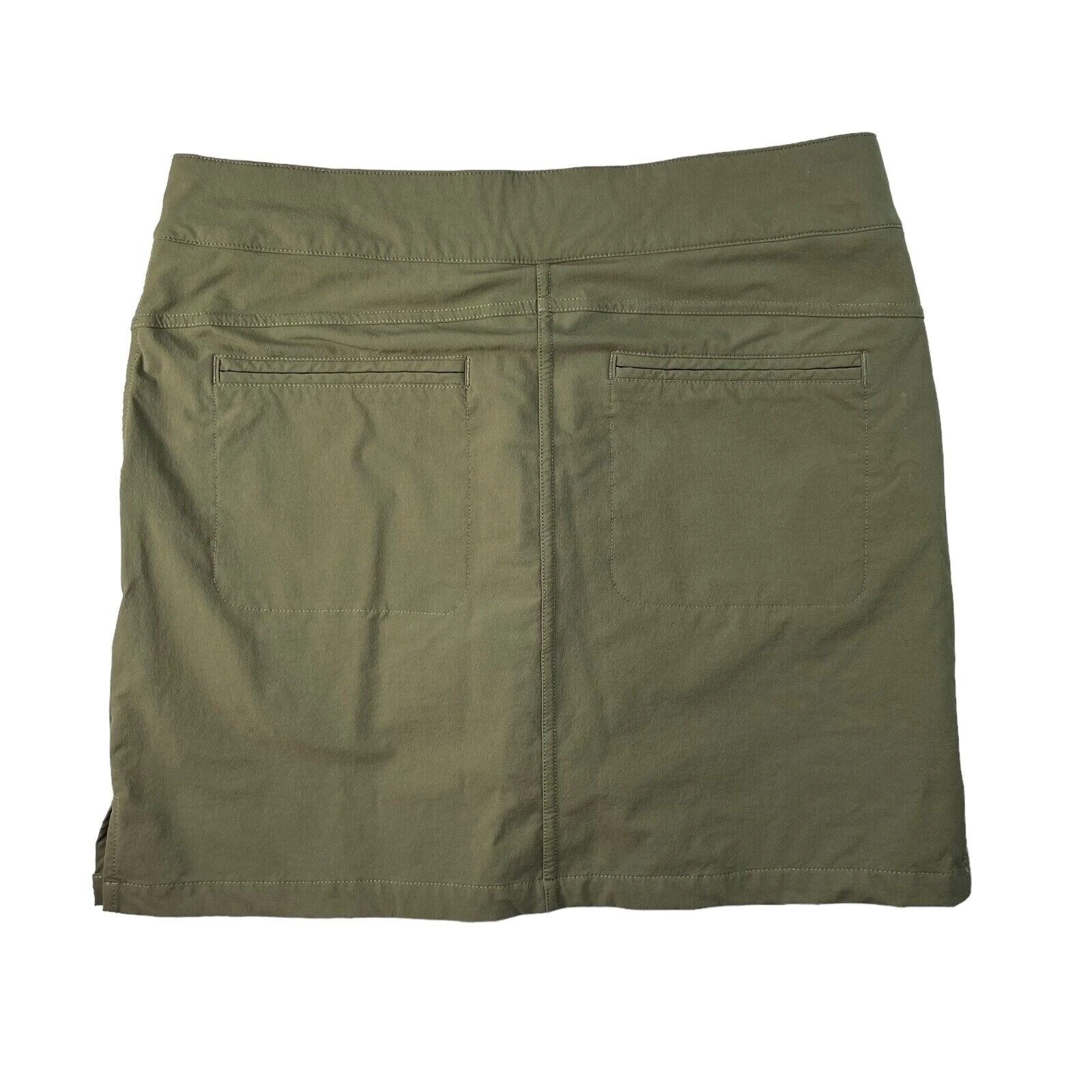 lole golf skirt skort undershorts stretch athletic front zip shorts