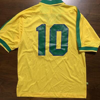 【正規品】1997 ブラジル代表 ホーム サイズL ナイキ 正規品】1997 ブラジル代表 ホーム サイズL ナイキ - メルカリ