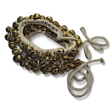 Musical Dancing Bell Anklets Ghungroo 50-50 Bells Pair 2 cm16 No.Total 100 bells