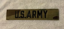USGI US Army Name Tape Tag Multicam Hook and Loop Backing Unissued Nametape