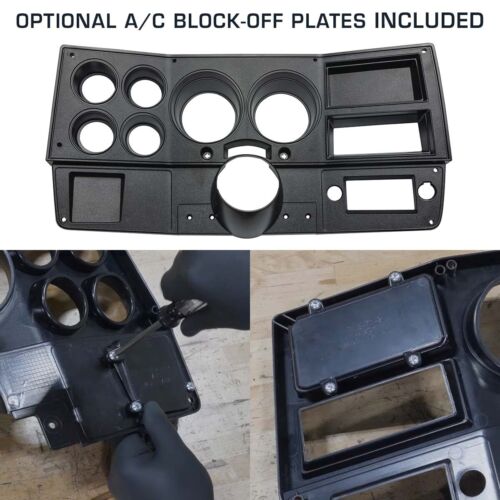 GlowShift 6-Gauge Cluster Dashboard Replacement Panel for 1973-1987 Chevy C10 - Picture 4 of 6