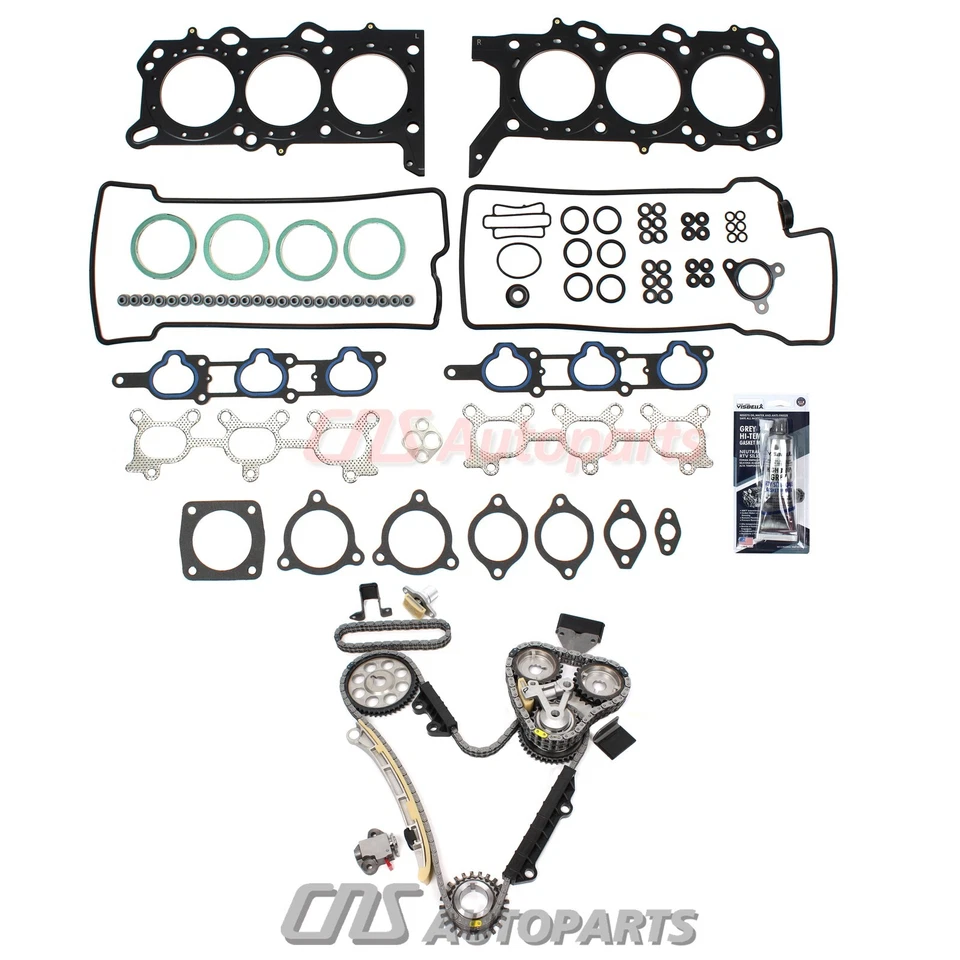 Fits 01-06 Suzuki Grand Vitara XL-7 2.7L DOHC H27A Head Gasket Set Timing Chain - Image 4 of 4