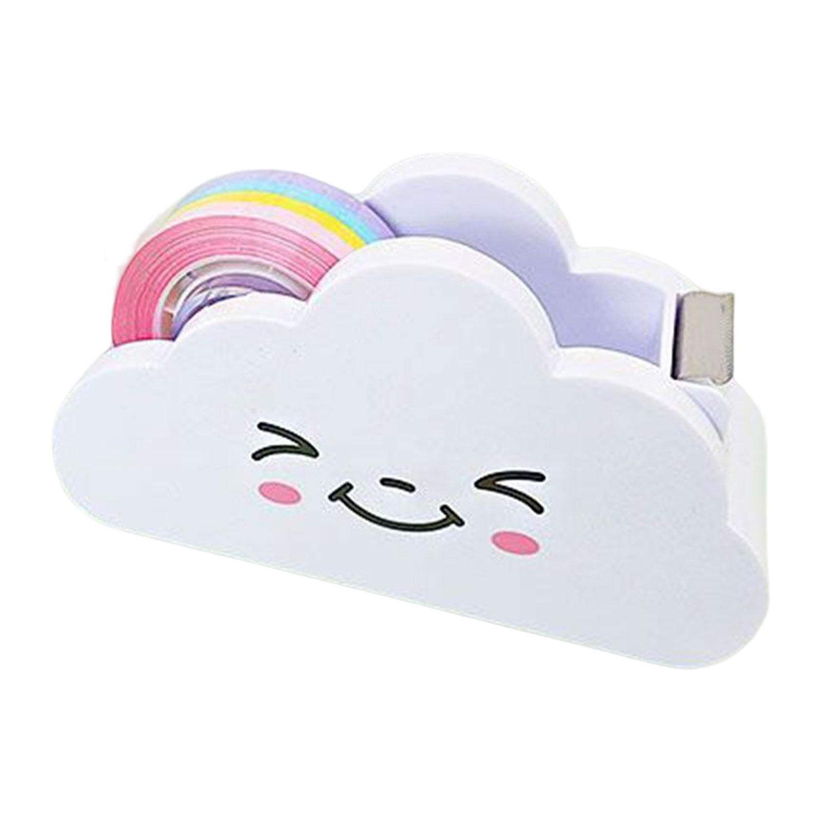 Tape Dispenser Cloud Tape Cutter Tape Holder, Office Tape Dispenser, Rainbow Tap-image