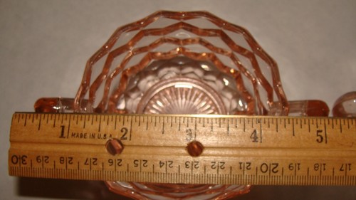 Jeannette Glass Creamer & Sugar Pink - Imagen 10 de 12