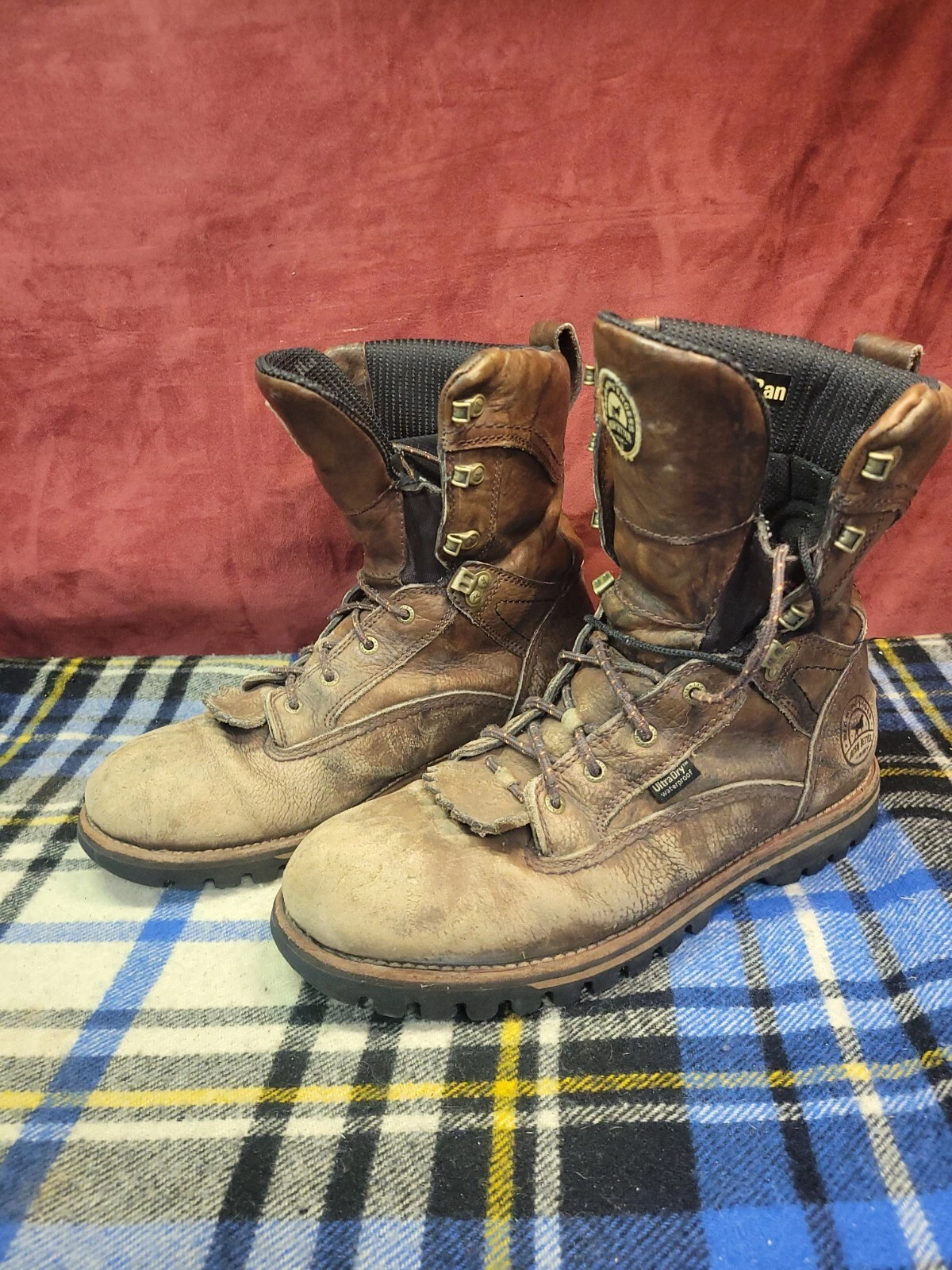 Red Wing Irish Setter 861 Boots Hunting Leather ScentBan Mens sz. 12