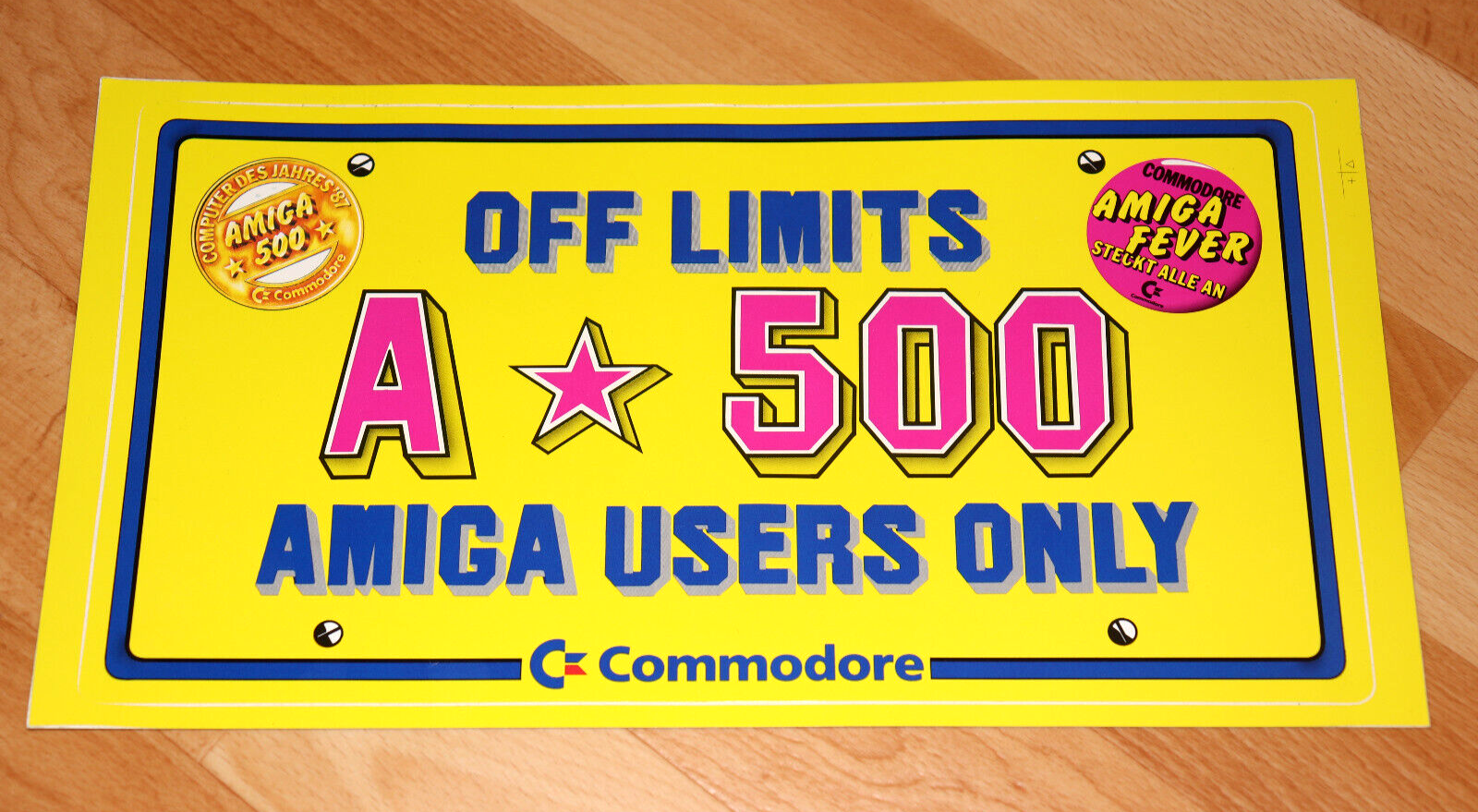 Commodore Amiga 500 Very Rare Vintage Sticker | eBay