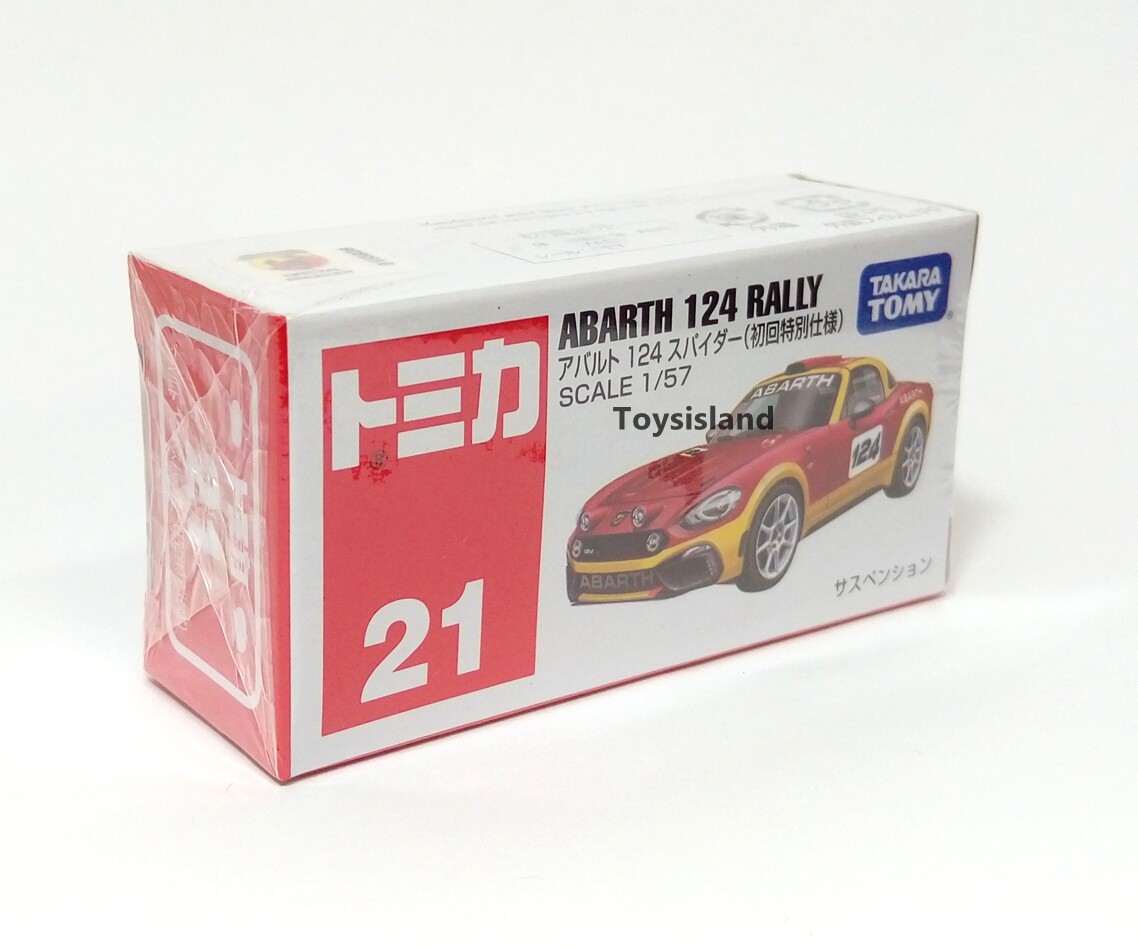 TOMICA 21 ABARTH 124 SPIDER 1/57 TOMY 2017 APRIL NEW First edition