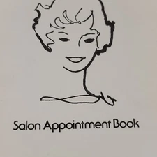 Vintage Salon Appointment Book