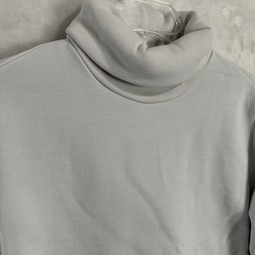 NEW AGOLDE Turtleneck Sweater Sweatshirt Size XS Ribbed Paper Mache White Classy - Picture 14 of 15
