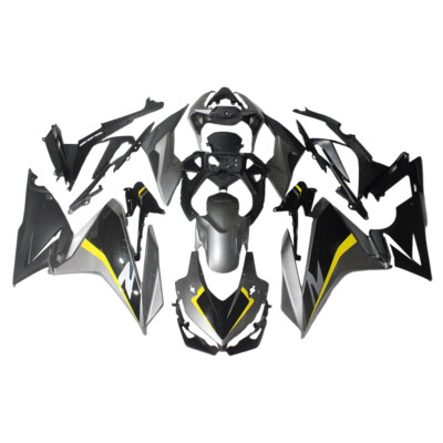 Injection Gray Silver Fairing Kit for 2019-2021 Honda CBR500R Plastic Bodywork