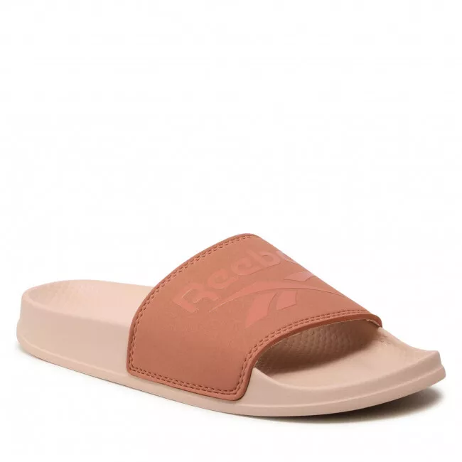 Reebok Fulgere Slides Women Coral Sandal Swimming Pool Beach Casual Swim GW3244