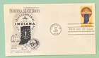 Sc 1308 5c 1966 Indiana Statehood Sesquicentennial FDC Fleetwood Cachet