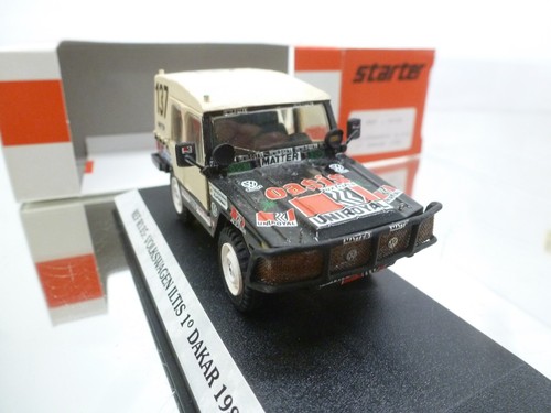 STARTER R135 VW VOLKSWAGEN ILTIS #137 PARIS DAKAR WINNER 1980 -1:43- GOOD IN BOX - Bild 10 von 11