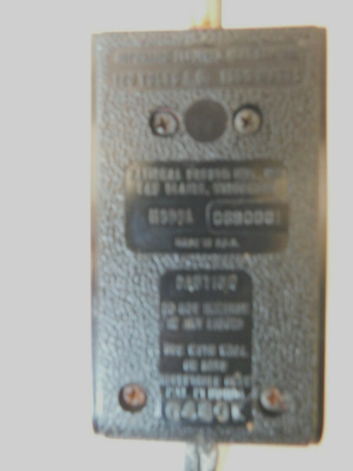 Presto 0690001 Skillet Griddle Temperature Control Heat Power Cord Plug